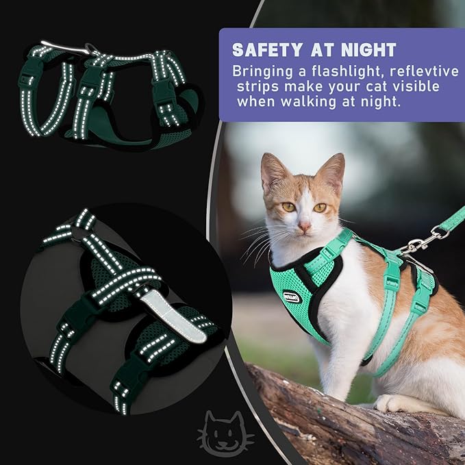 Cat Harness for Walking, Escape Proof Cat Harness and Leash Set - Image 3