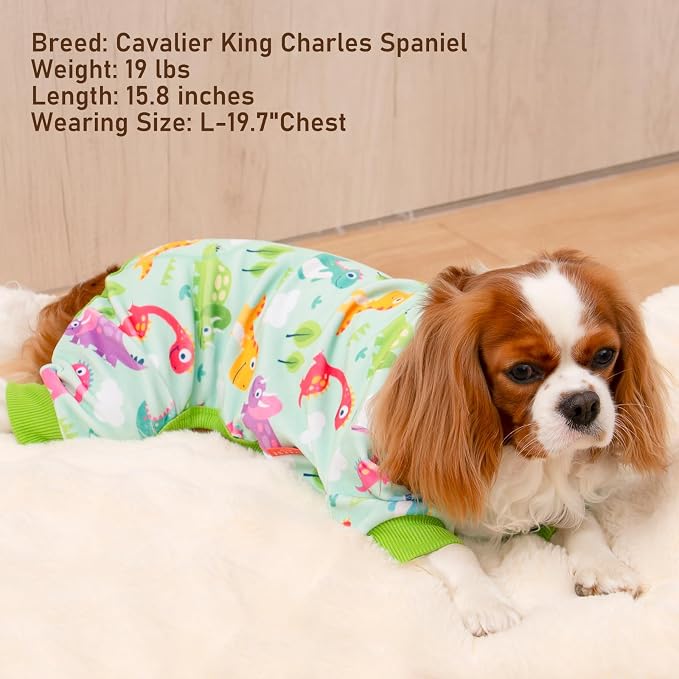 KYEESE Dog Pajamas Stretchy Pet Jammies Onesie Large Dog Pajamas - Image 5
