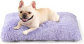 EHEYCIGA Fluffy Dog Crate Bed for Medium Dogs, Plush Faux Fur Crate Pad by EHEYCIGA