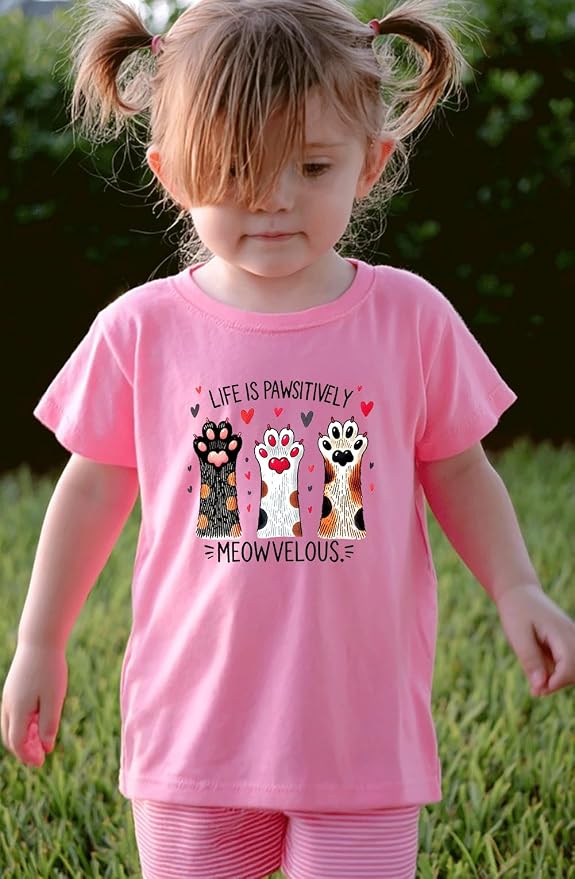 Kids Toddler Little Boys Girls T-Shirt Short Sleeve Funny Animals Graphic - Image 7