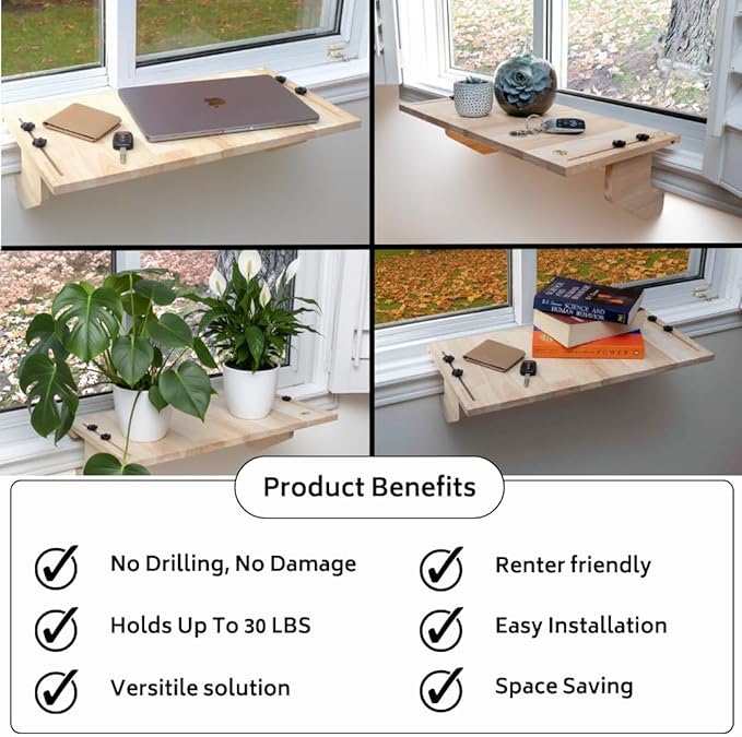 Original SillMate Window Plant Shelf, 21.25" Sill Shelf - Image 4
