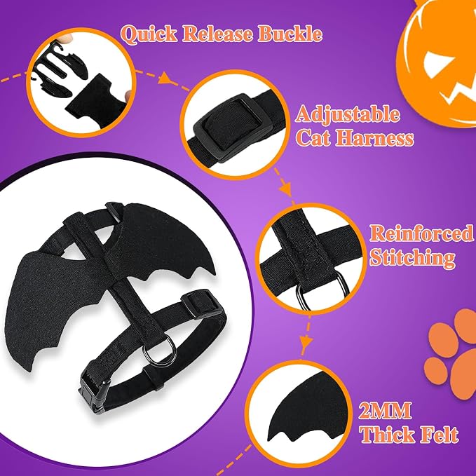 Cat Harness and Leash, Cat Halloween Costumes - Image 4