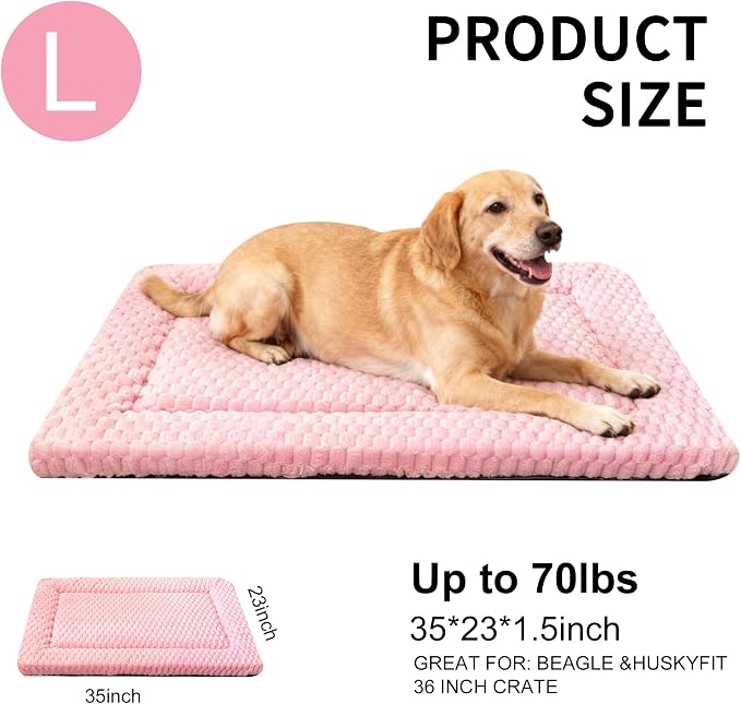 Dog Bed Mat, Reversible Dog Crate Pad - Image 3
