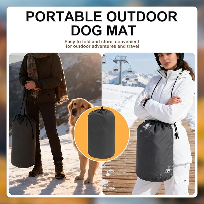 BINGPET Outdoor Travel Dog Bed for Large/Medium Dogs, Portable Waterproof - Image 2