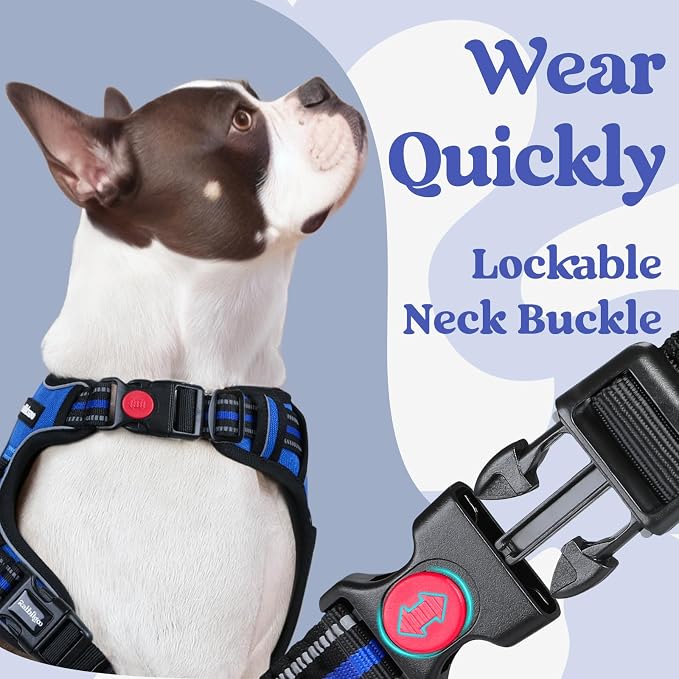 rabbitgoo Dog Harness Small Sized, No Pull Pet Harness - Image 3