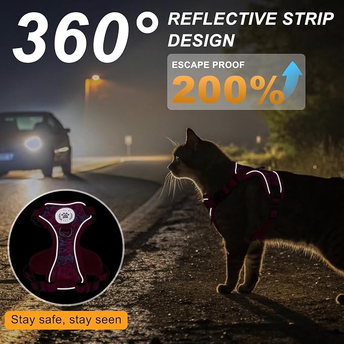 BEAUTYZOO Escape Proof Cat Harness and Leash - Image 4