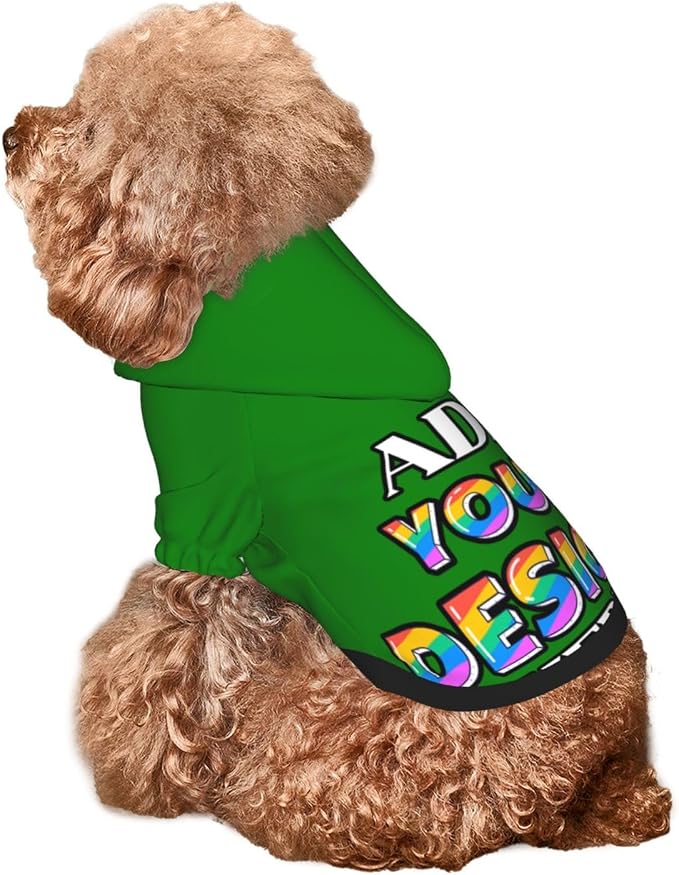 Personalized Dog Hoodie Custom Hooded Pet Warm Pullover Sweatshirt - Image 7