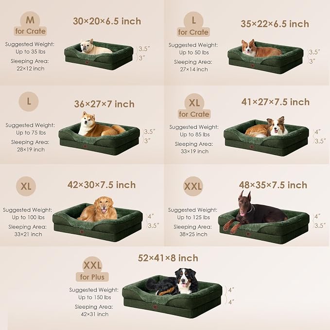 EHEYCIGA Orthopedic XXL Dog Bed - Image 2