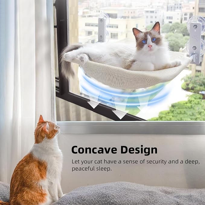 2PCS Replacement Cover for Cat Window Perch, L Size Cordless Cat Window Hammock - Image 6