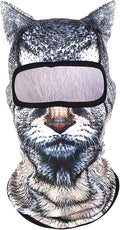 3D Cat Ski Balaclava Sheisty Face Mask by Arckiguana