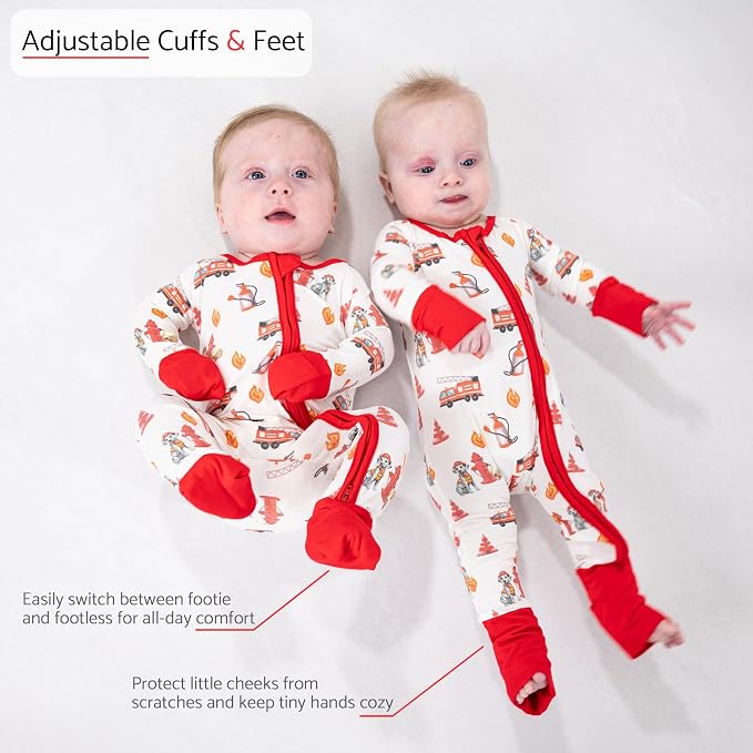LollyBanks Baby Pajamas, Baby Romper 95% Bamboo Viscose and 5% Spandex - Image 6