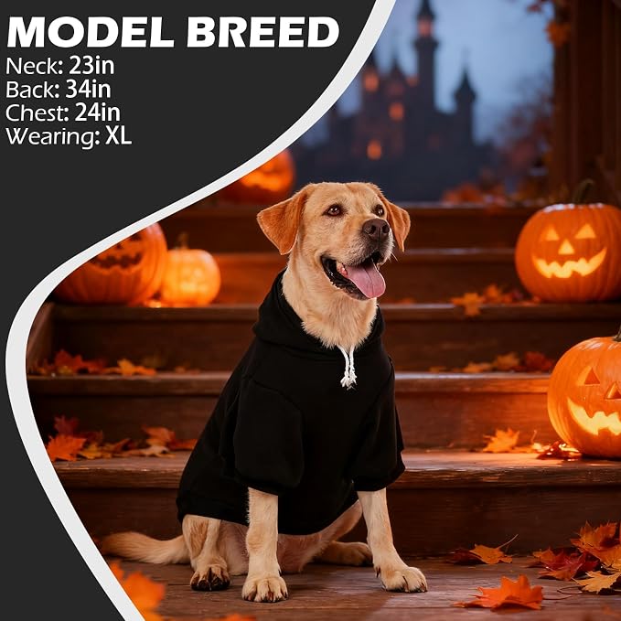 EXPAWLORER Dog Hoodie-Soft and Warm Dog Sweaters, Pet Clothes Autumn Winter - Image 7