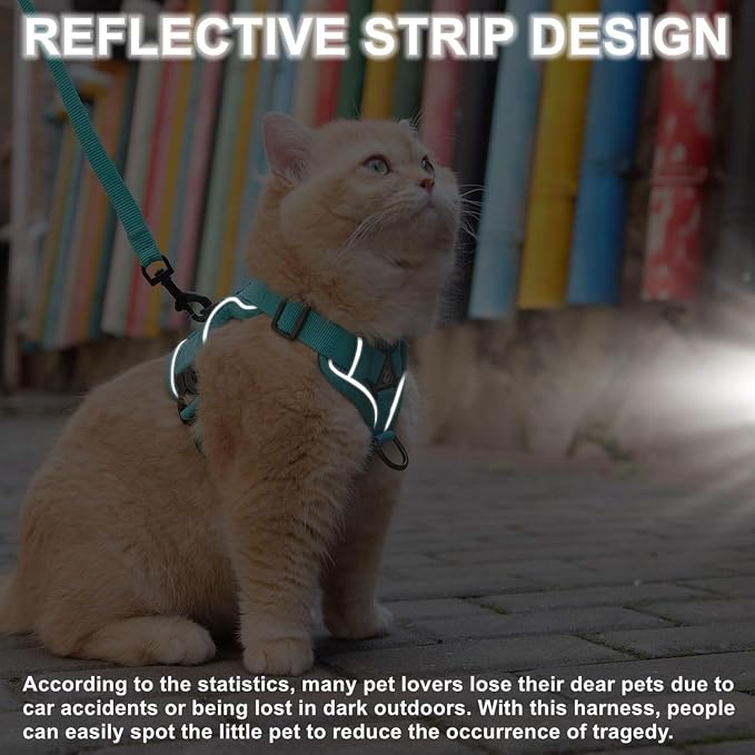 Vest Harness Leash Set for Small Dog Large Cat, Upgraded Escape Proof - Image 5