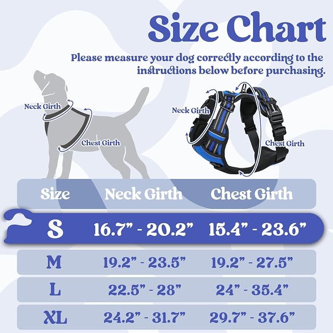 rabbitgoo Dog Harness Small Sized, No Pull Pet Harness - Image 2