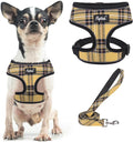 PUPTECK Soft Mesh Dog Harness and Leash Set Pet Puppy Cat Comfort Padded Vest by PUPTECK
