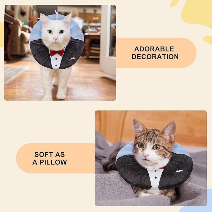 BEAUTYZOO Cat Cone Collar Soft, Cat Recovery E Collars After Surgery to Stop - Image 6