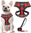 PUPTECK Soft Mesh Dog Harness and Leash Set Pet Puppy Cat Comfort Padded Vest by PUPTECK