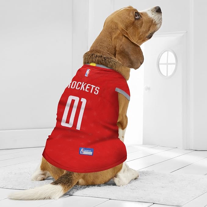 Pets First NBA HOUSTON ROCKETS DOG Jersey, X-Large - Image 2