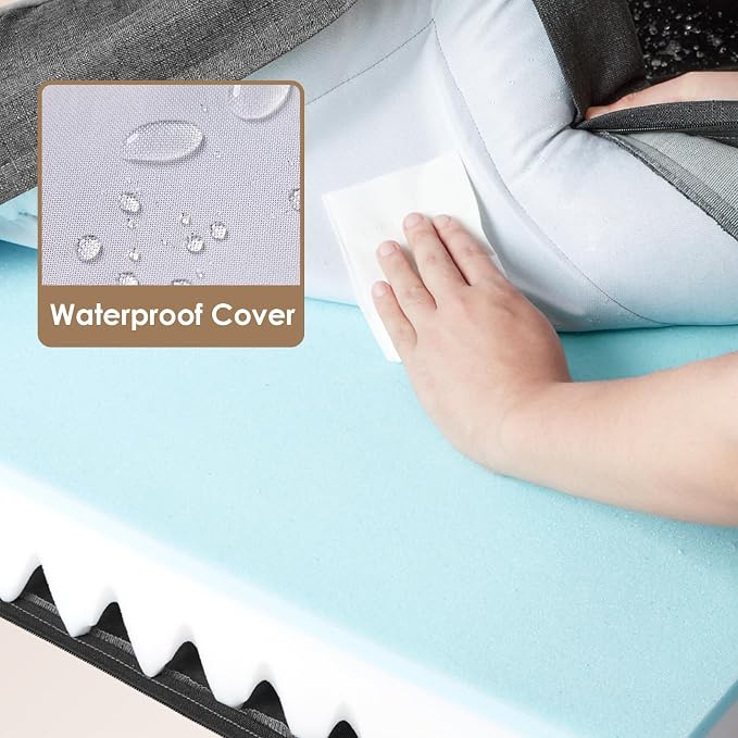 EHEYCIGA Orthopedic Dog Beds for Extra Large Dogs, Waterproof Memory Foam XXL - Image 3