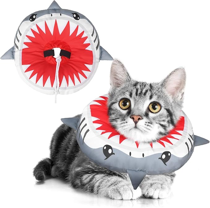 BEAUTYZOO Cat Cone Collar Soft, Cat Donut Recovery Collar after Surgery to Stop by BEAUTYZOO