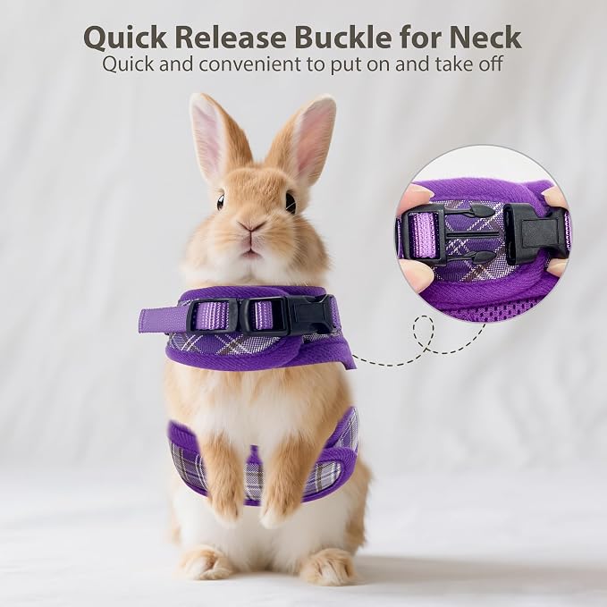AIITLE Breathable Rabbit Harness and Leash Set - Image 3