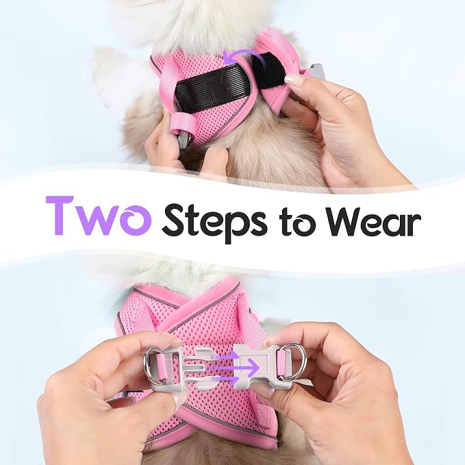 Dooradar Cat Harness and Leash Set, Escape Proof Lightweight Kitten Harness - Image 4