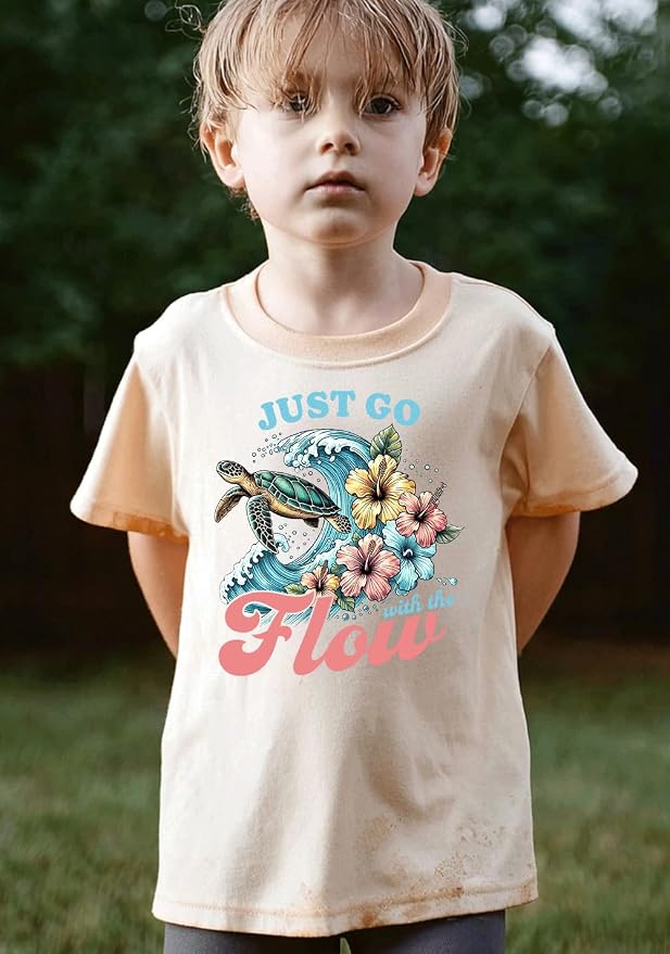 Kids Toddler Little Boys Girls T-Shirt Short Sleeve Funny Animals Graphic - Image 4