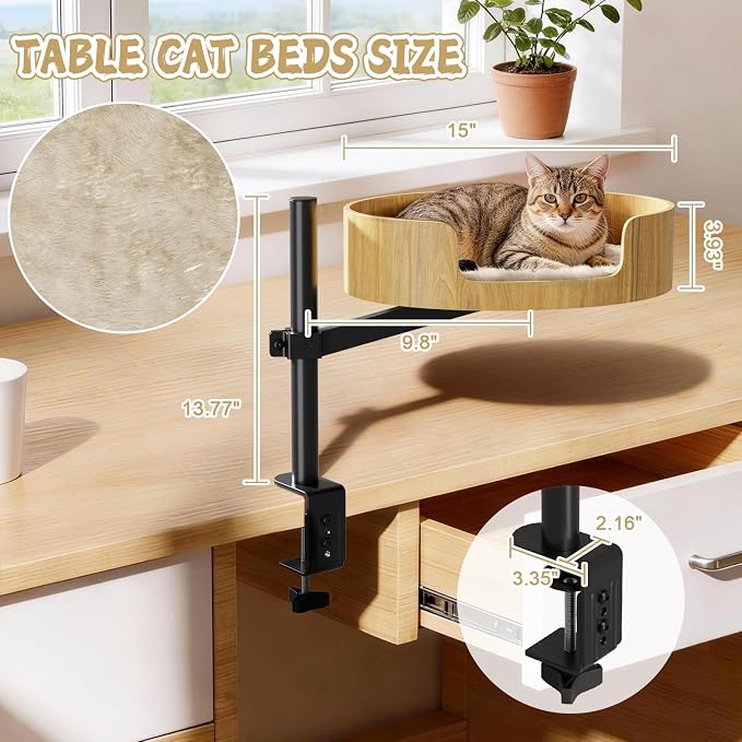 Cat Desk Bed – Cat Bed for Indoor Cats - Image 7