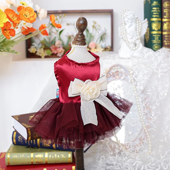 Fashion Sweet Puppy Dog Blingbling Princess Skirt Pet Dog Lace Cake Camisole - Image 5