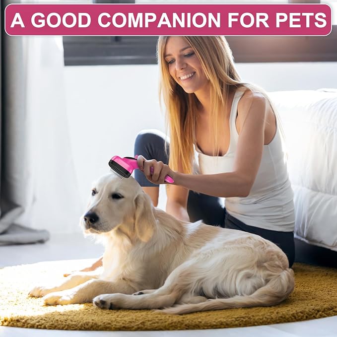 Self Cleaning Slicker Brush for Dog, Skin Friendly Shedding & Grooming Tool for - Image 7