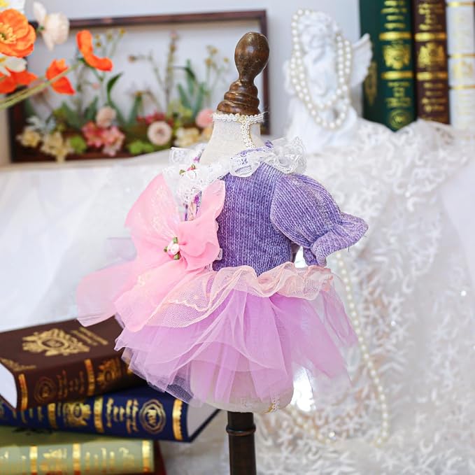 Fashion Sweet Puppy Dog Blingbling Princess Skirt Pet Dog Lace Cake Camisole - Image 2