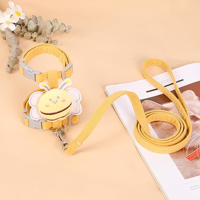 Cat Harness and Leash Set for Outdoor Travel Walking Escape Proof Soft Safe - Image 5