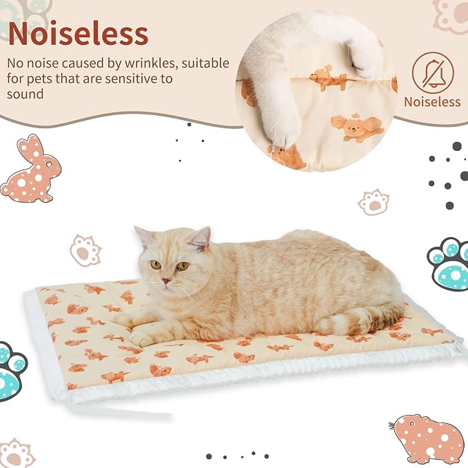 Reversible Silent Cat Bed Self Warming Pet Pad Thin Style Mat Washable Cushion - Image 2