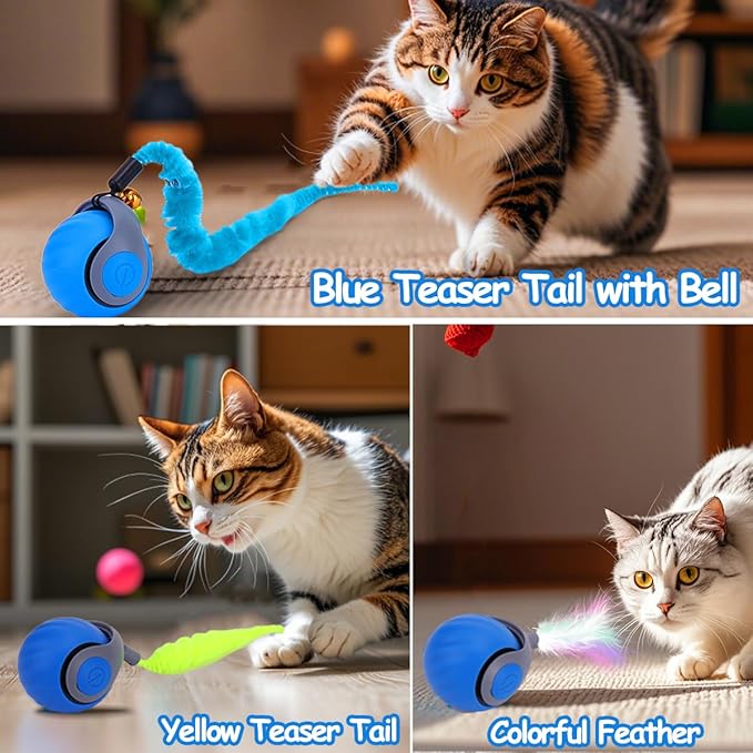 2PCS Interactive Cat Toy Ball - Image 6