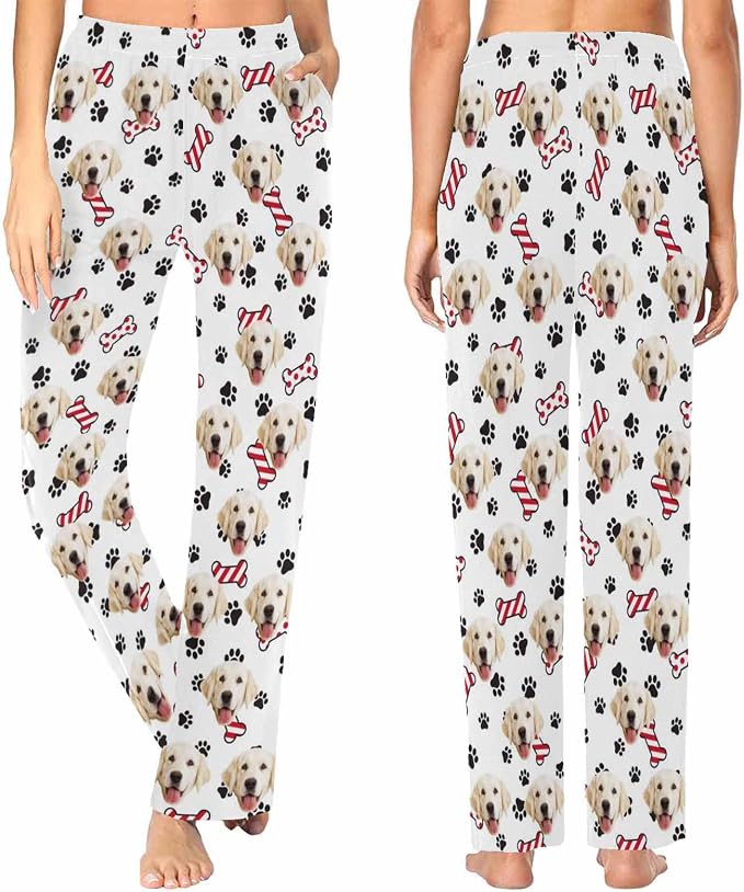 Custom Face Pajamas Pants Personalized Nightwear Bottoms - Image 2