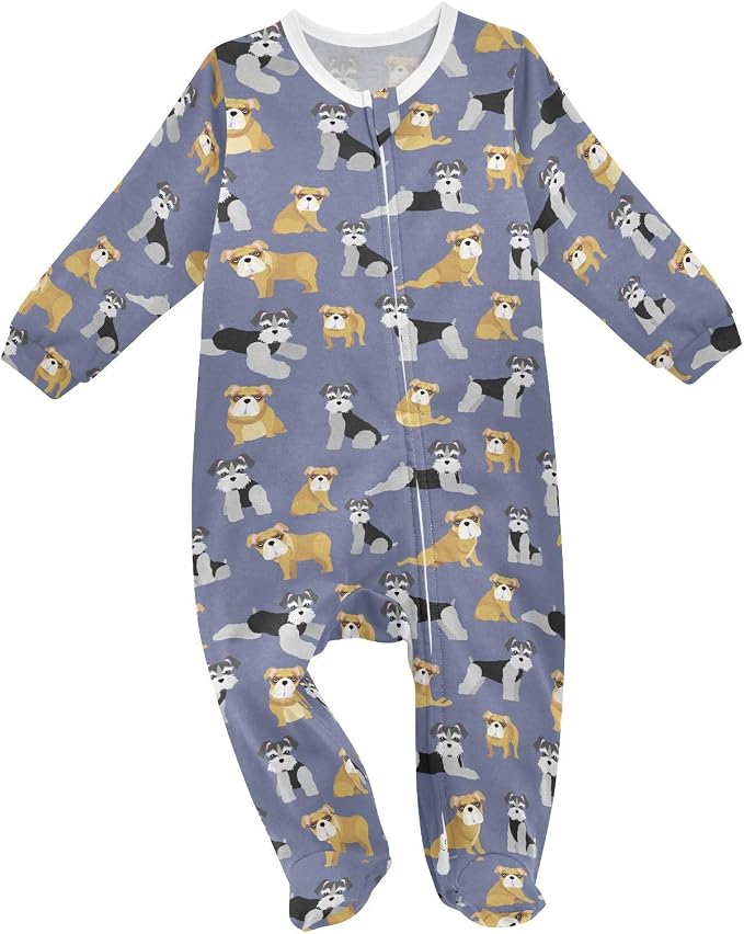 Baby Sleepers For Girl Boys Newborn Baby Play One-Piece Footies For 0-24 Months by Unknown