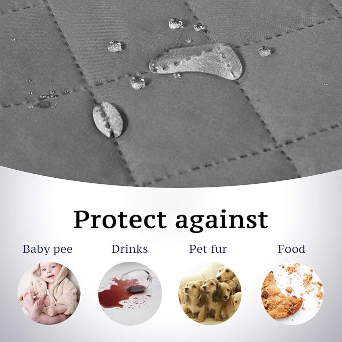 H.VERSAILTEX Loveseat Slipcover Reversible Loveseat Cover Seat Width Up to 54" - Image 5
