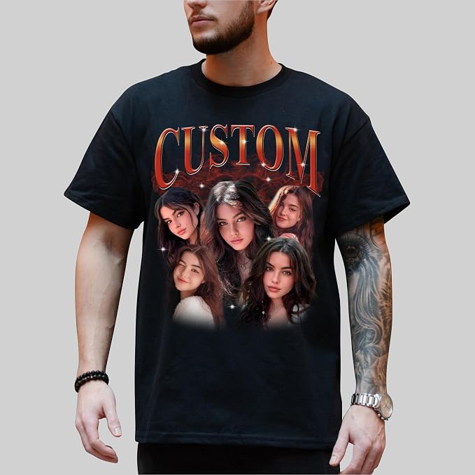 LASFOUR Custom Bootleg Rap Tee, I Love My Wife Shirts - Image 4