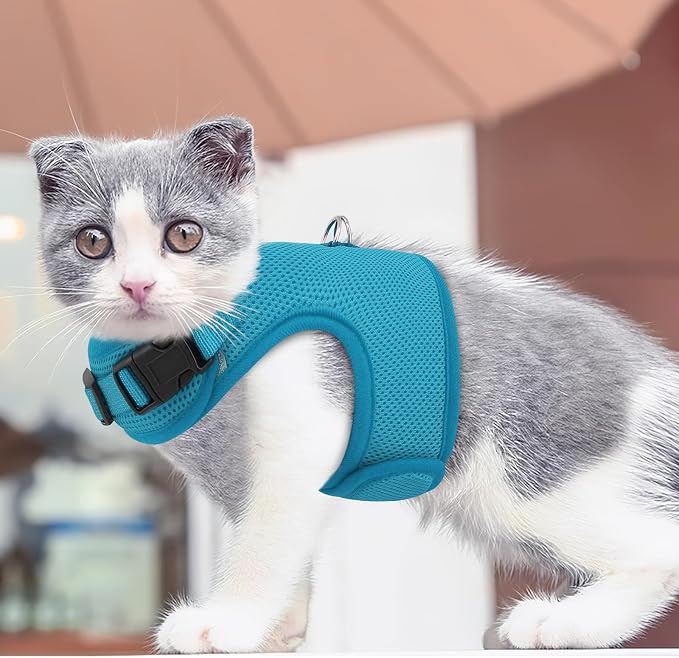 MoNiBloom Soft Cat Harness for Walking Escape Proof and Travel, Kitten - Image 3