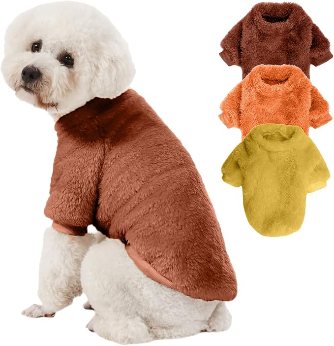 Dog Sweater, 3 Pack Dog Sweaters by Kyaringtso