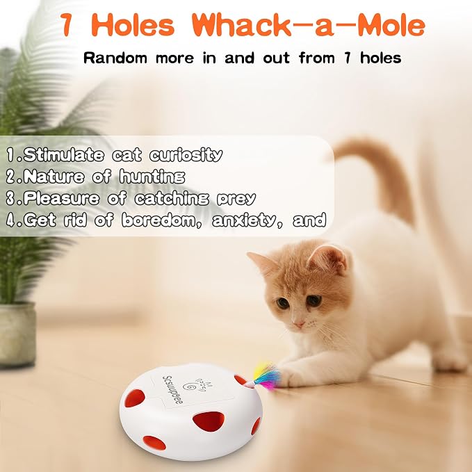 Interactive Cat Toy, Electric Cat Toys - Image 4