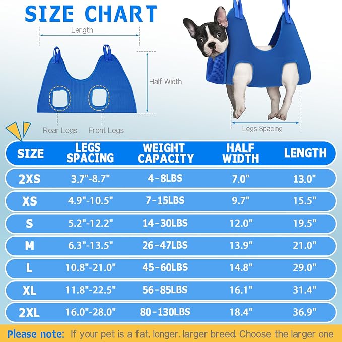 Supet Dog Grooming Hammock Harness - Image 7