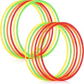 Sratte 12 Pcs Toy Hoop for Kid Detachable Adjustable Toy Hoop Colored Exercise by Sratte
