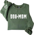 Personalized Dog Mom Sweatshirt, Custom Pet Name Sweater by Unknown