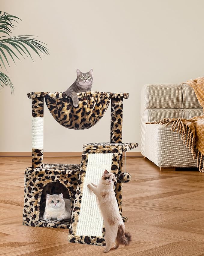 SYANDLVY Leopard Print Cat Tree - Image 4