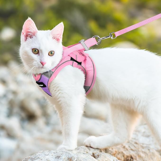 Dooradar Cat Harness and Leash Set, Escape Proof Lightweight Kitten Harness - Image 8