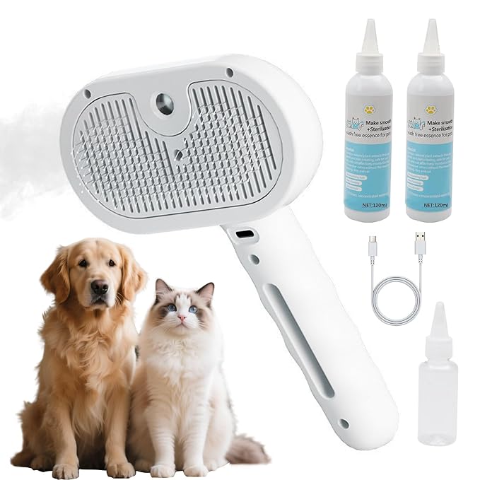 Pet Steam Brush for Dogs & Cats by Unknown