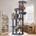 Taoqimiao MS042G Cat Tree, 66-inch Large Cat Tower by Taoqimiao