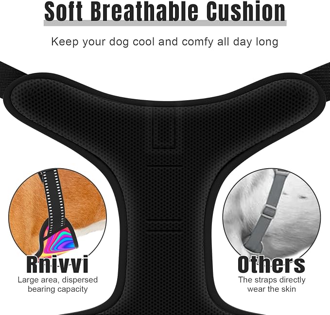 Rnivvi No Pull Dog Harness, Cute Reflective X-Large Sized Puppy Harness - Image 4