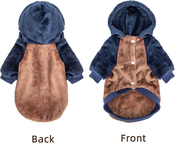 FabriCastle Dog Hoodie Sweater for Small Dogs Boy and Girl, Small Dog Clothes - Image 2